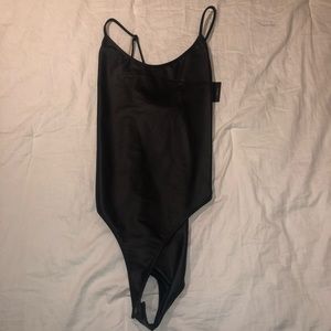Faux Leather Bodysuit